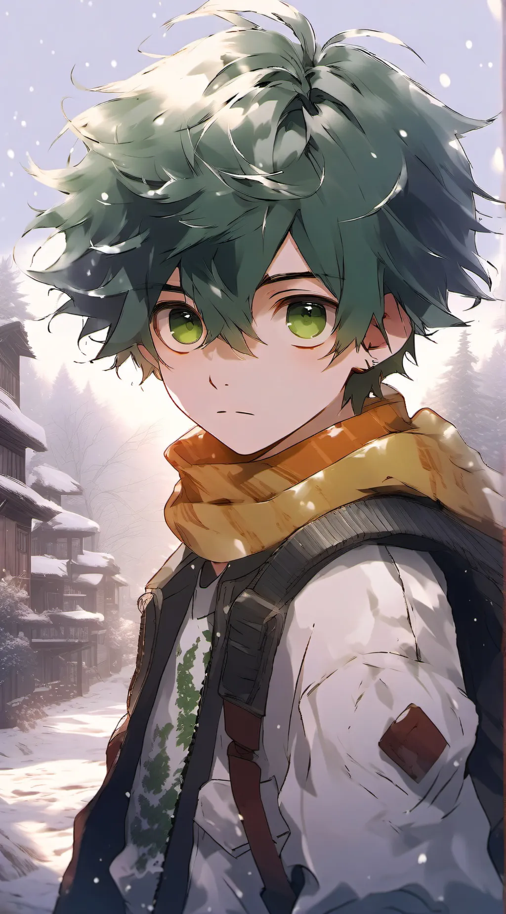 ai character: VIGILANTE DEKU background