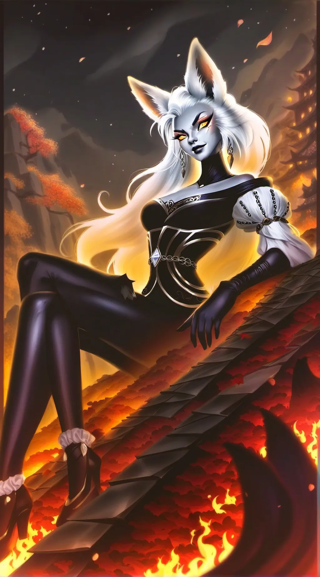 ai character: sussy background