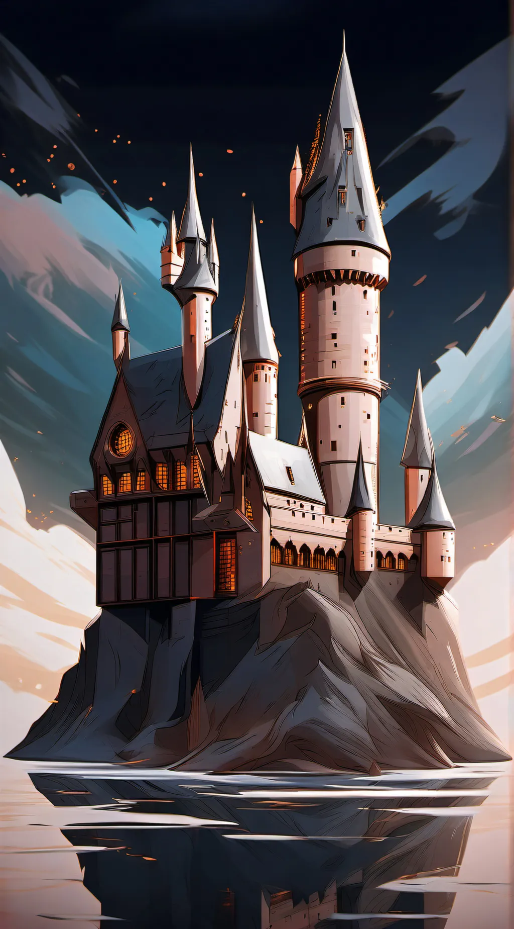 ai character: Hogwarts × Y/n background