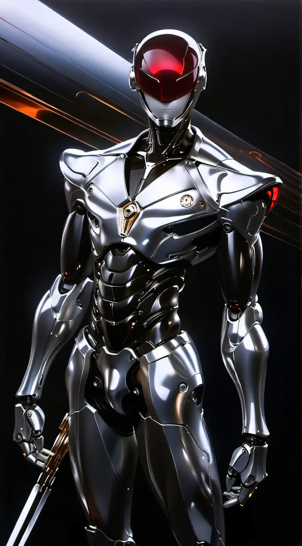 ai character: Robot home V2 background