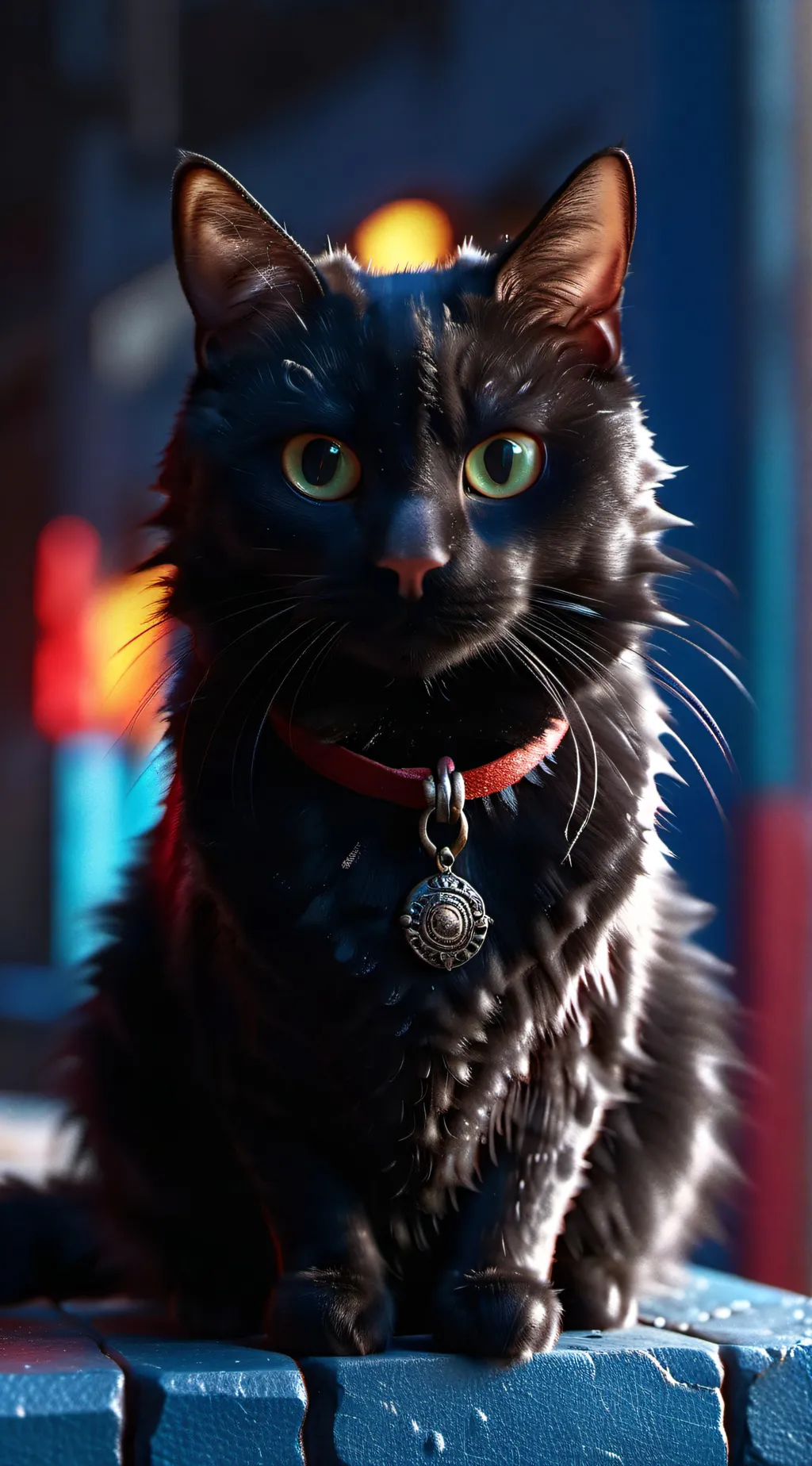 ai character: kny cat background