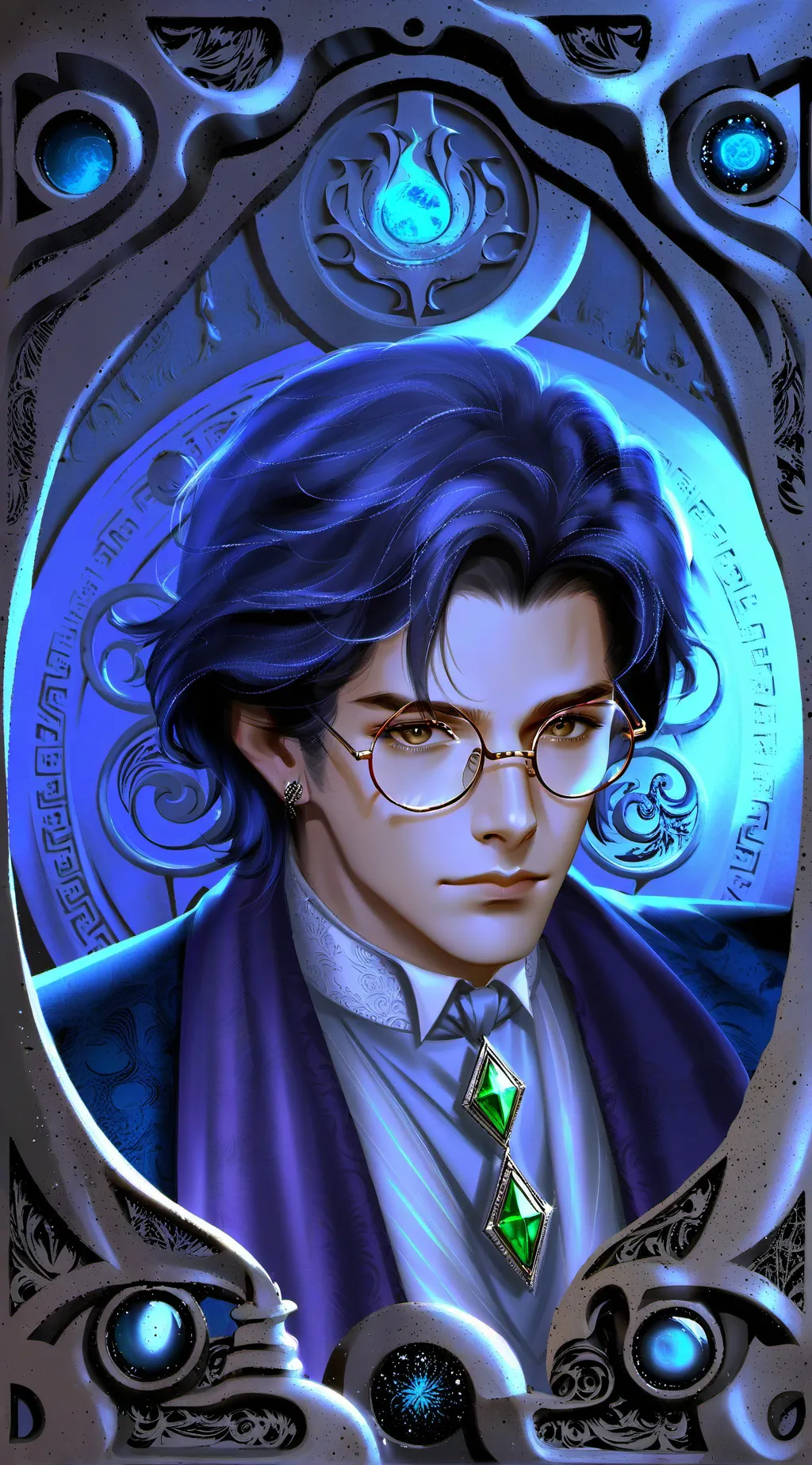 ai character: Aaron  background