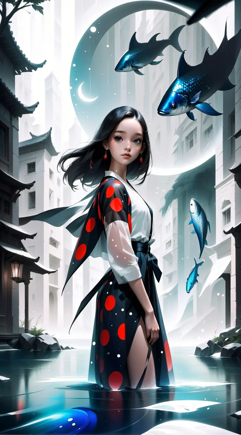 ai character: 🐞ladybug🐞 background