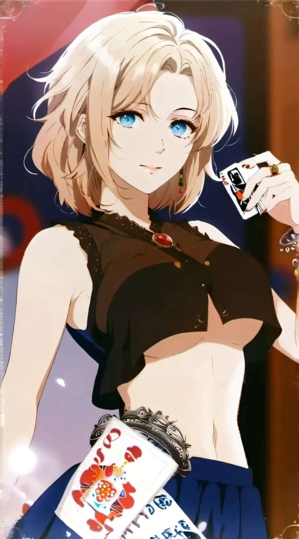 ai character: Luna background