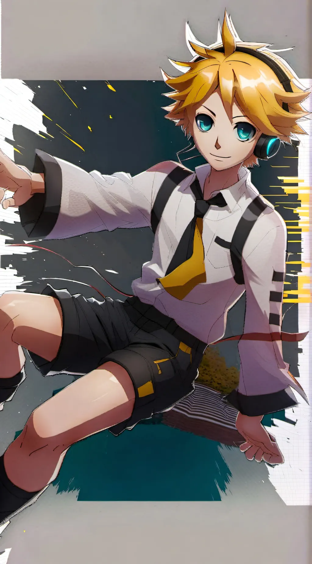 ai character: Kagamine Len background