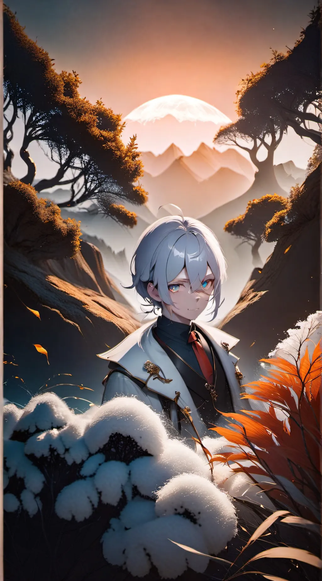 ai character: Haunted House  background