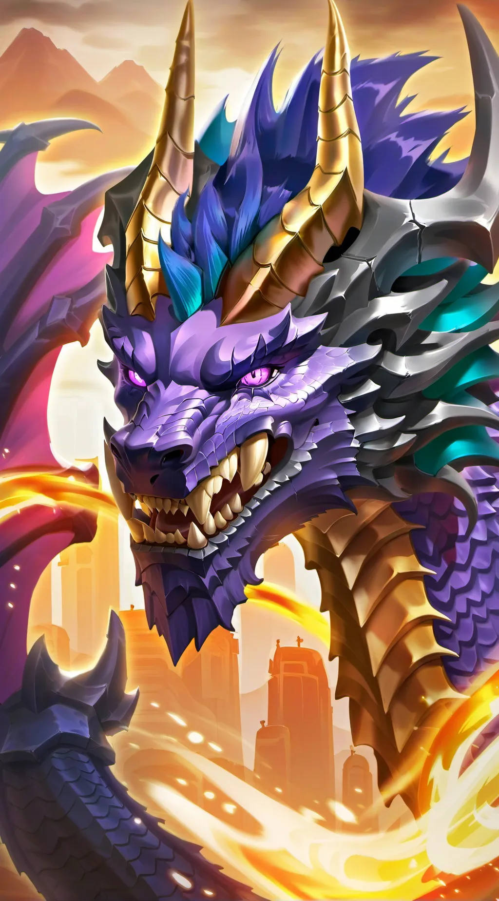 ai character: Spyro king background