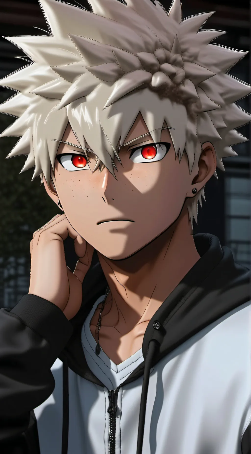 ai character: Bakugo switch background