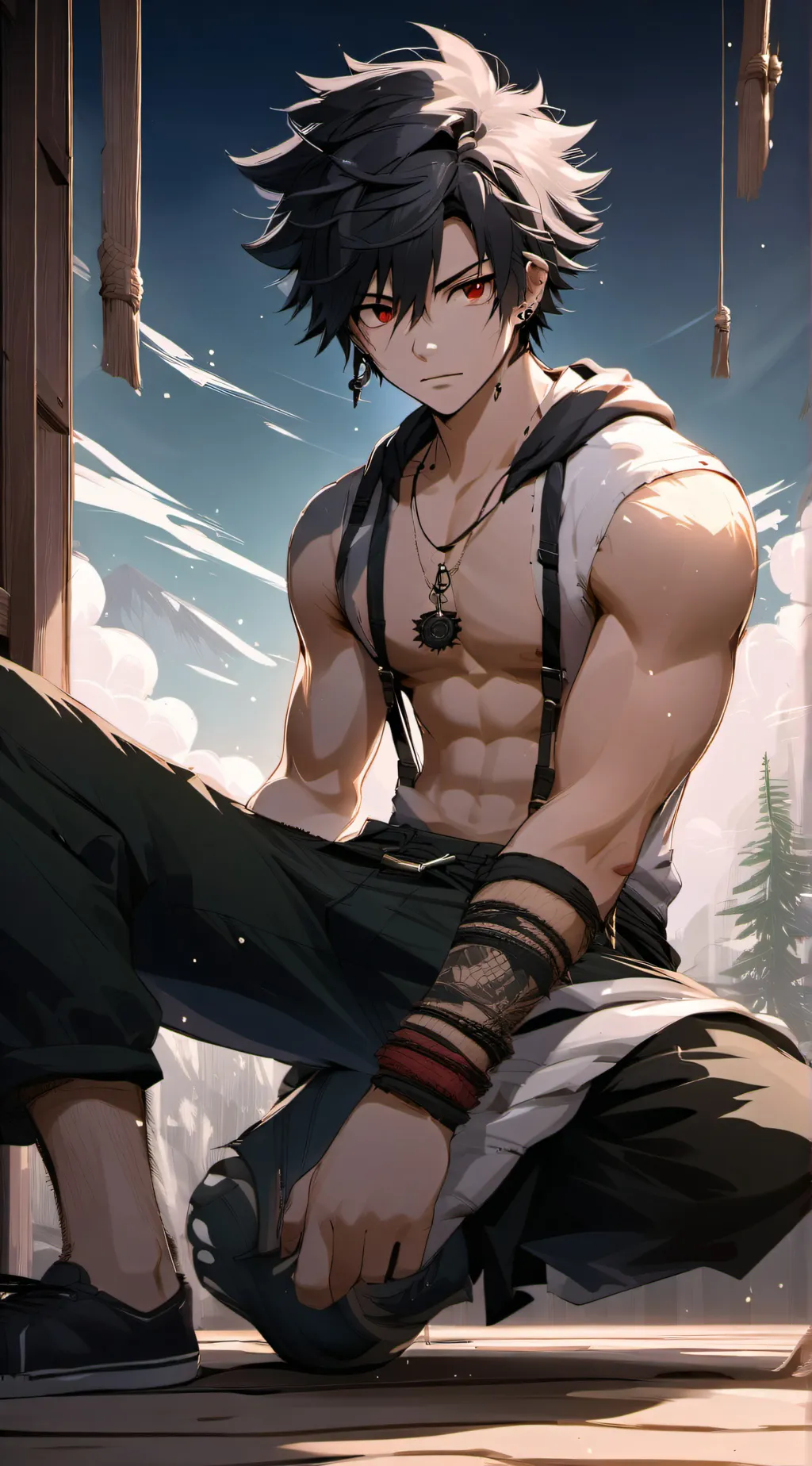 ai character: Damon background