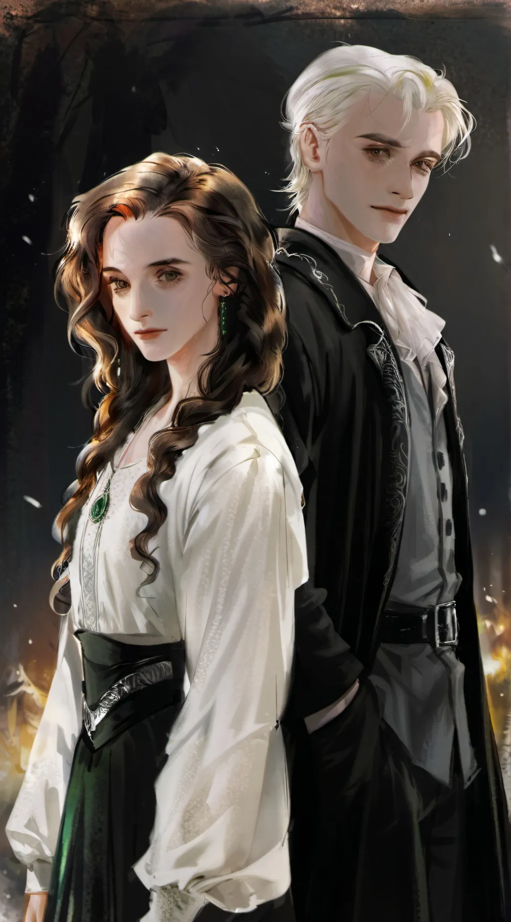 ai character: Dramione  background