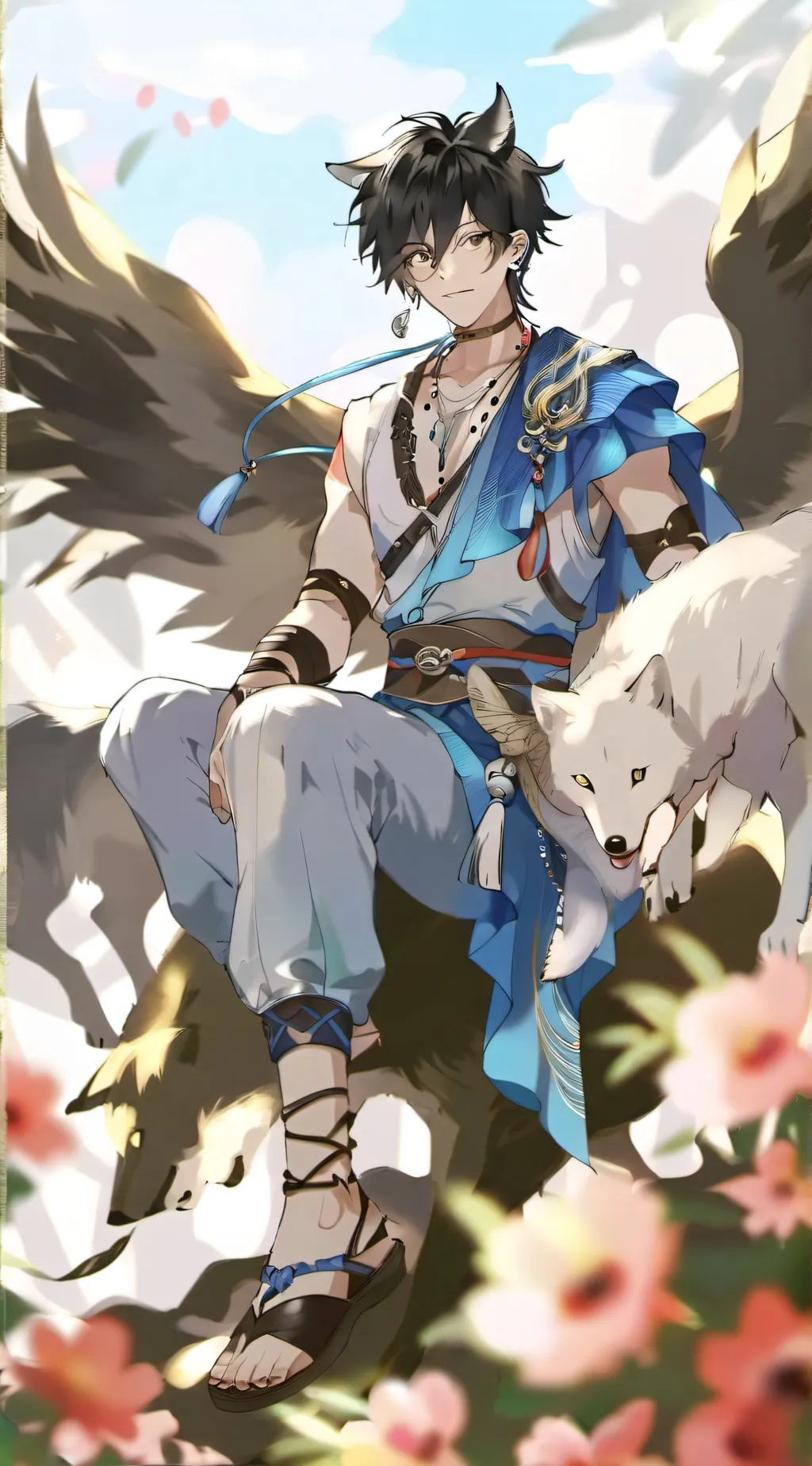 ai character: God hashira background