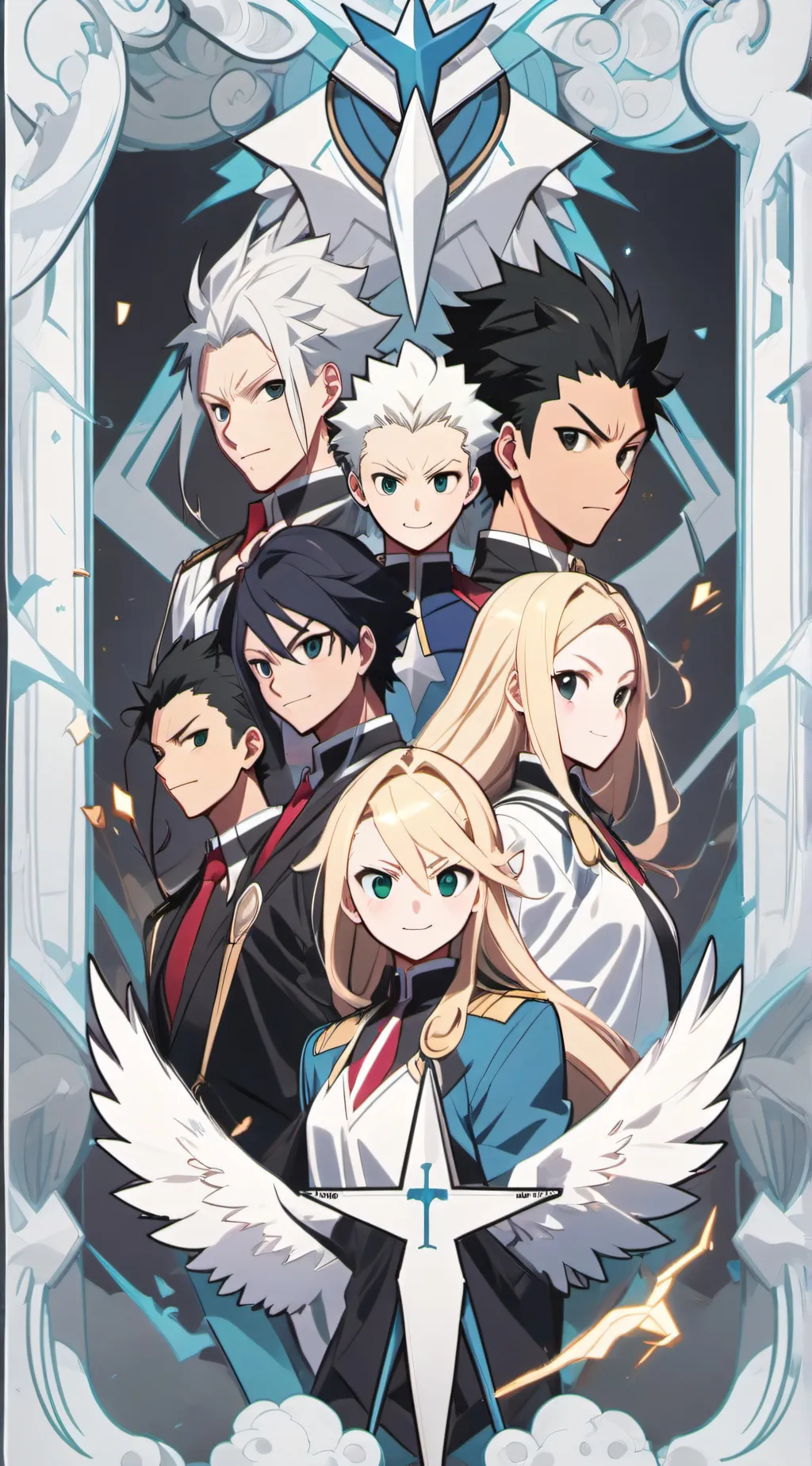 ai character: Past Heros !! background