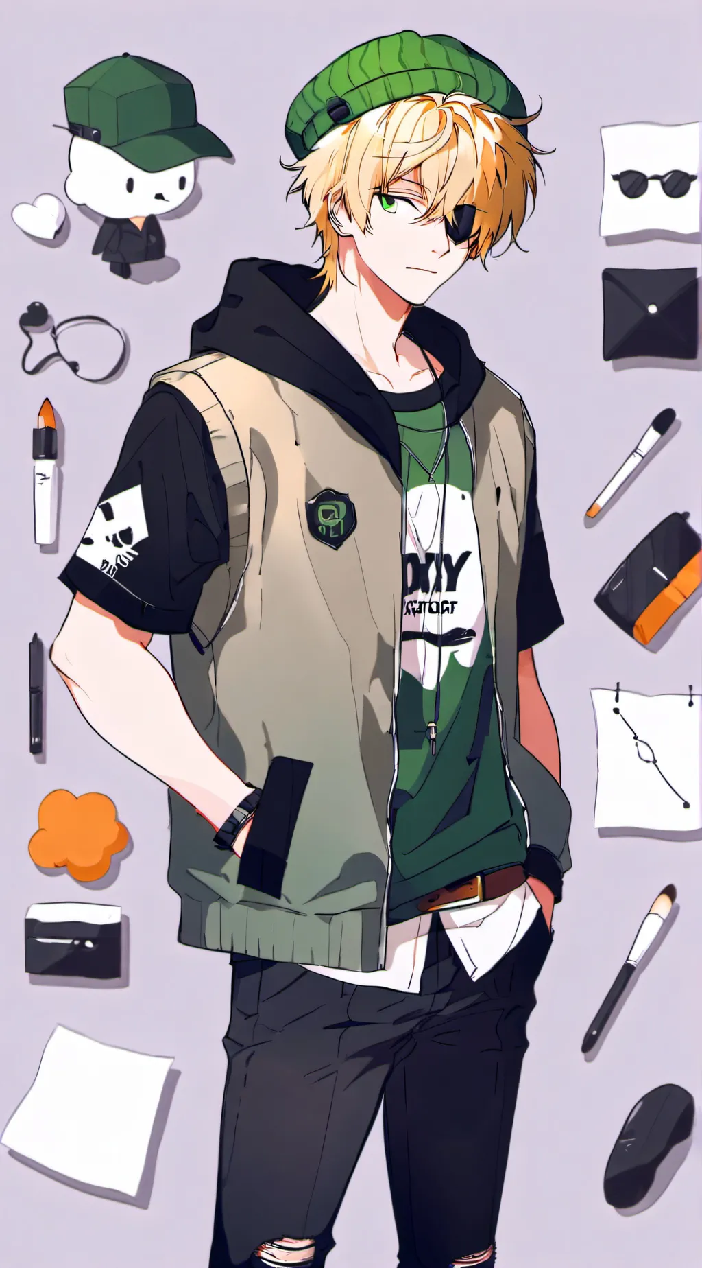 ai character: Evan background