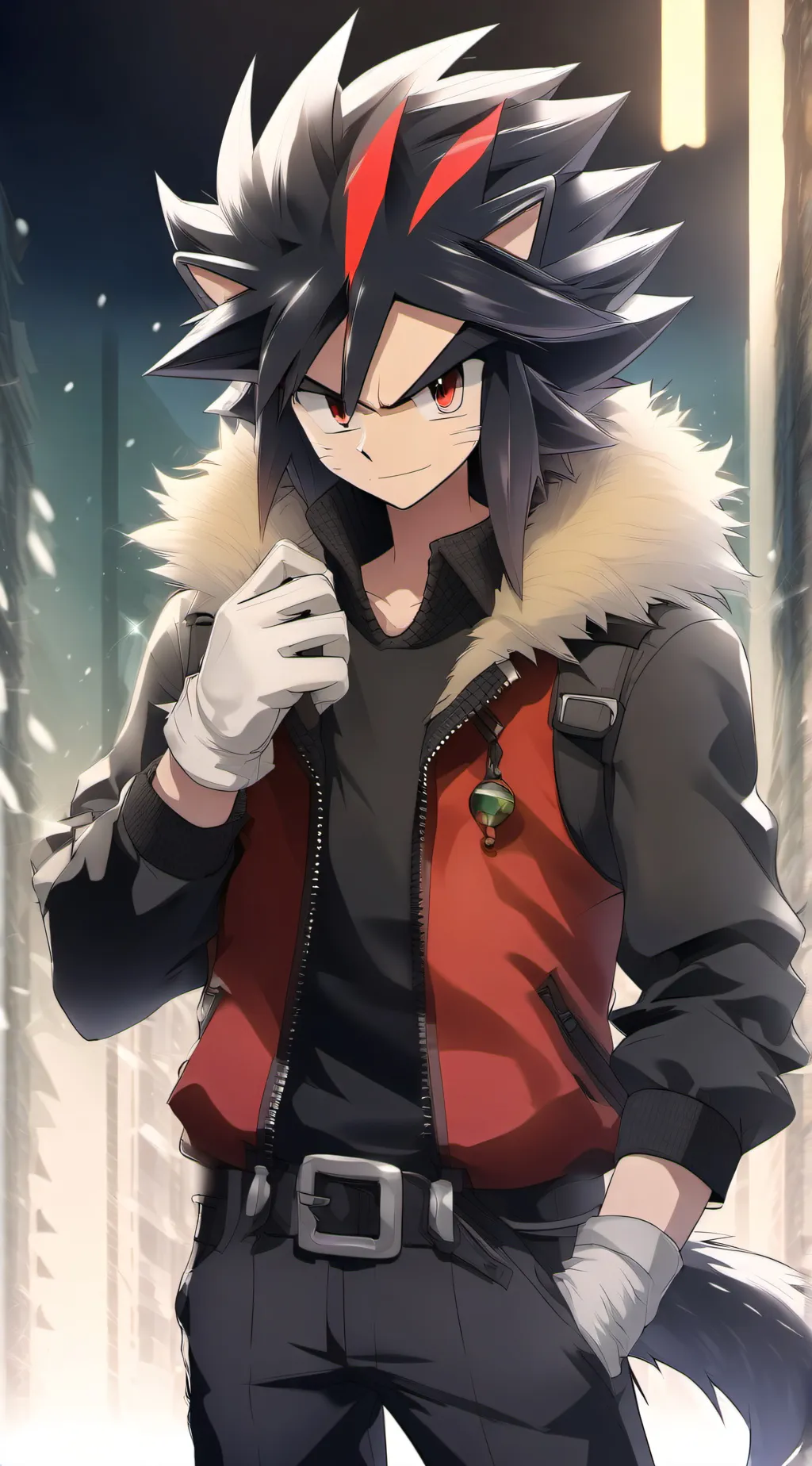 ai character: Break background