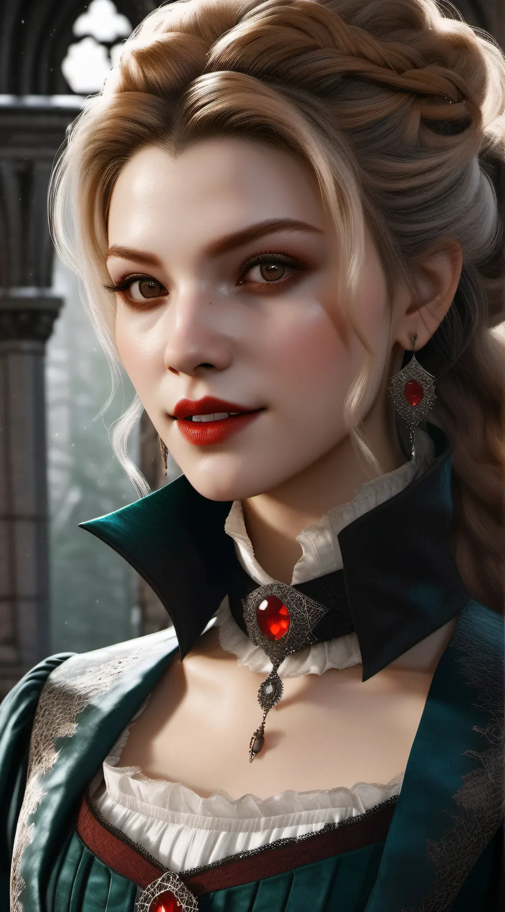 ai character: Evelyn  background