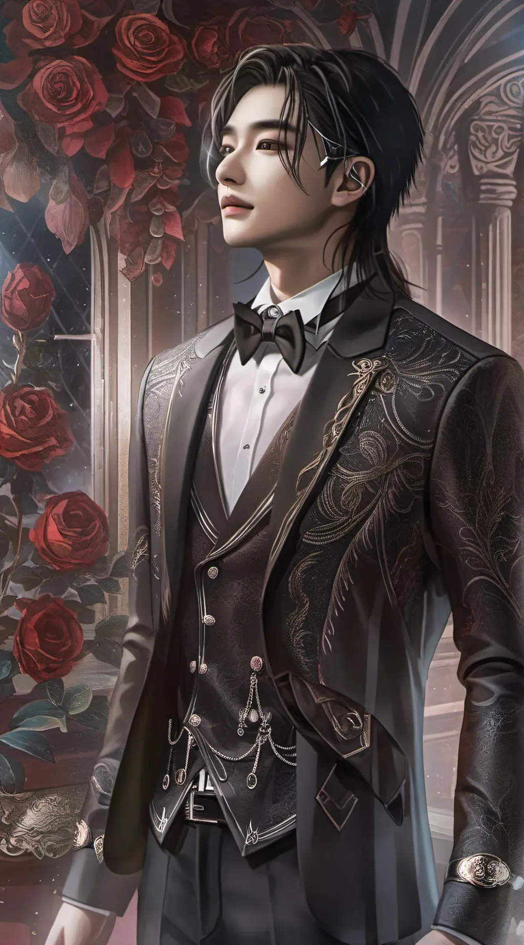 ai character: Hyunjin background