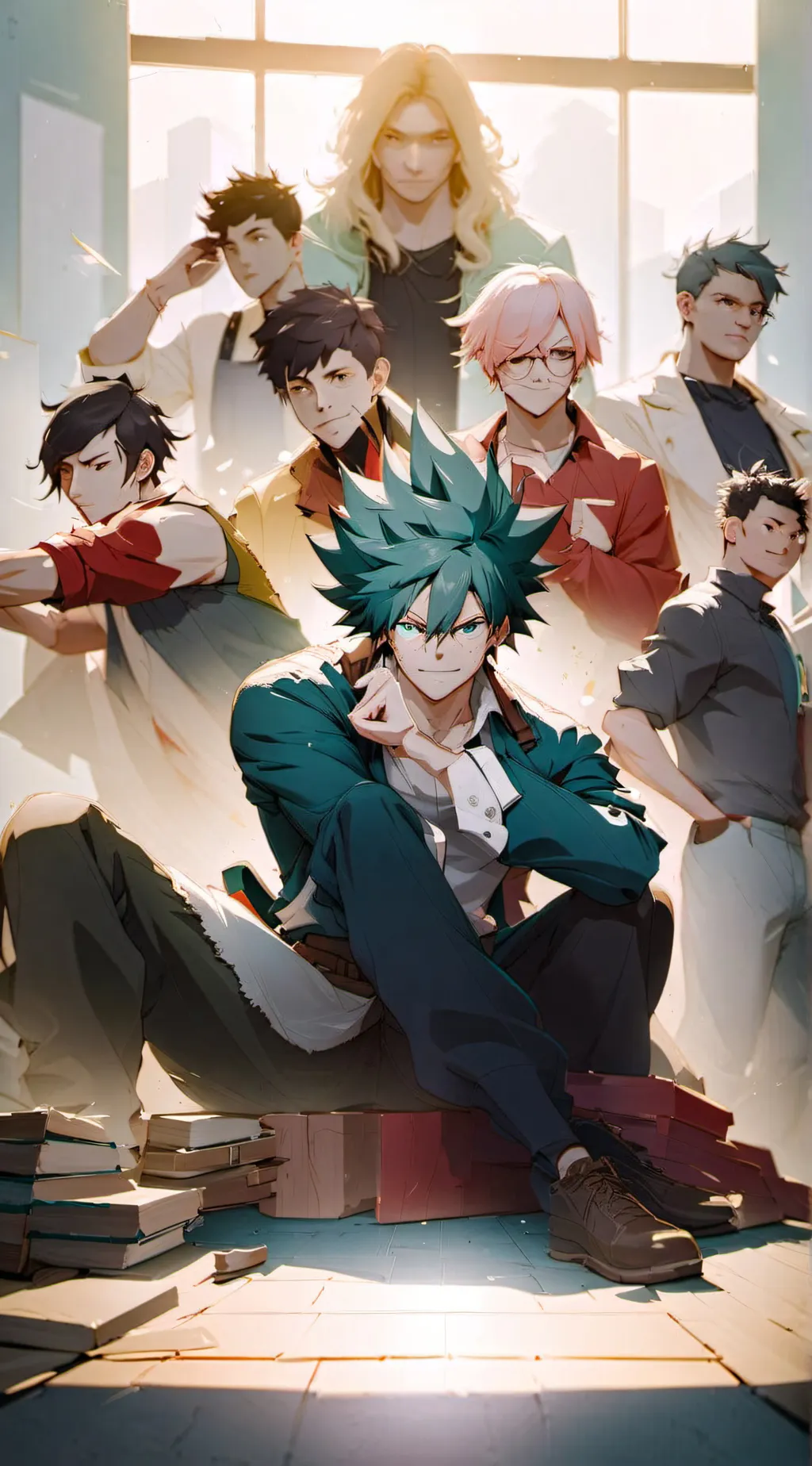 ai character: mha class 1A background