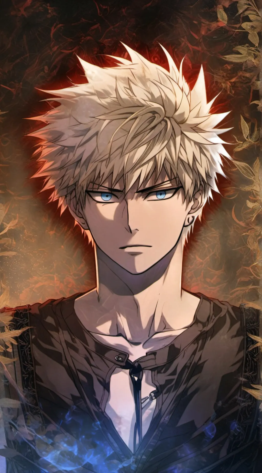ai character: Katsuki and mha background