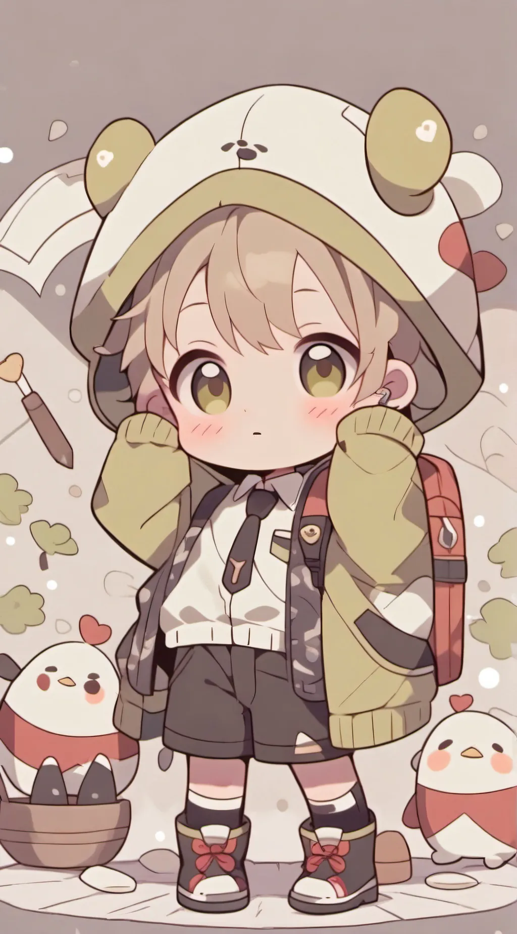 ai character: bakugo background