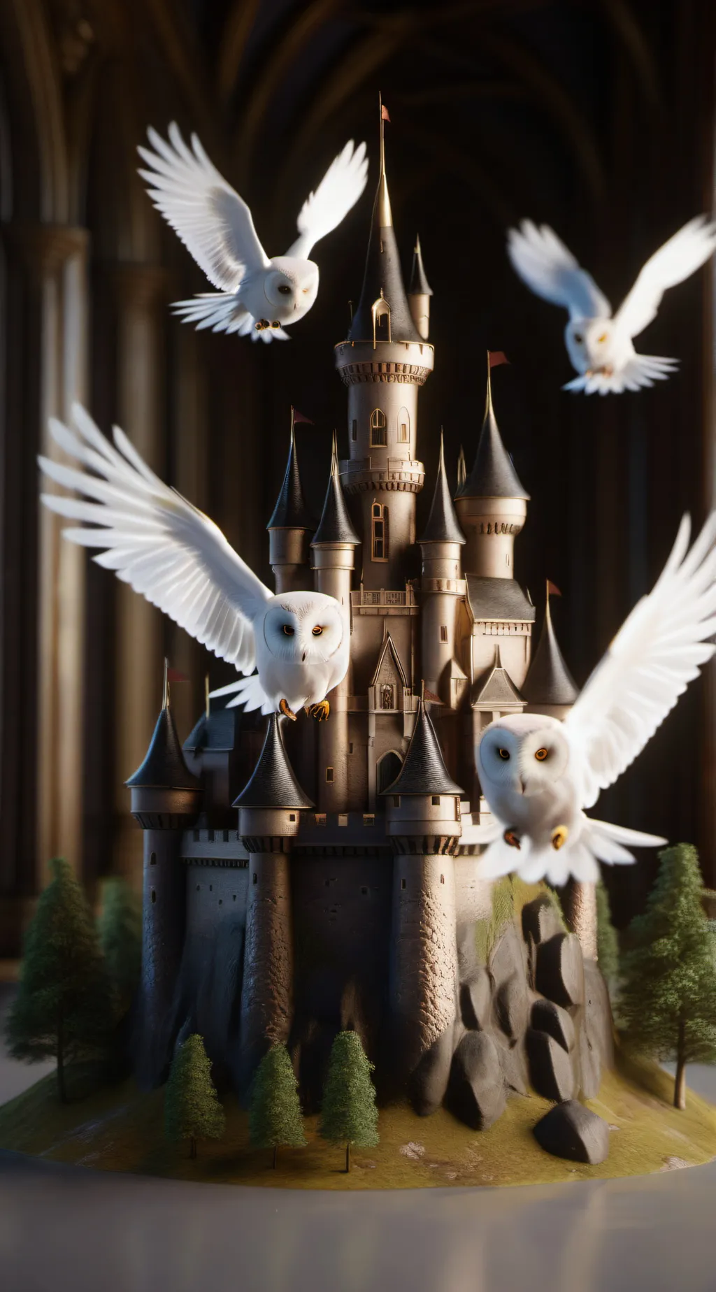 ai character: Hogwarts background