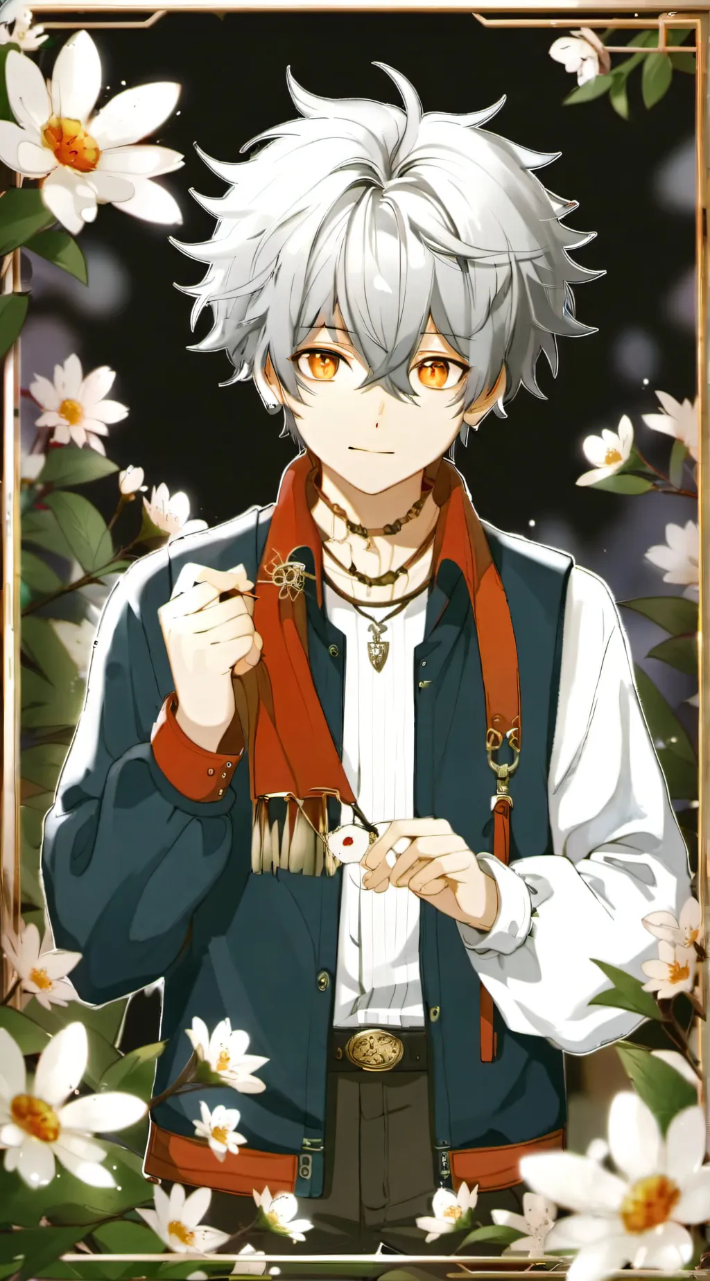 ai character: Bakugo 💥💥 background