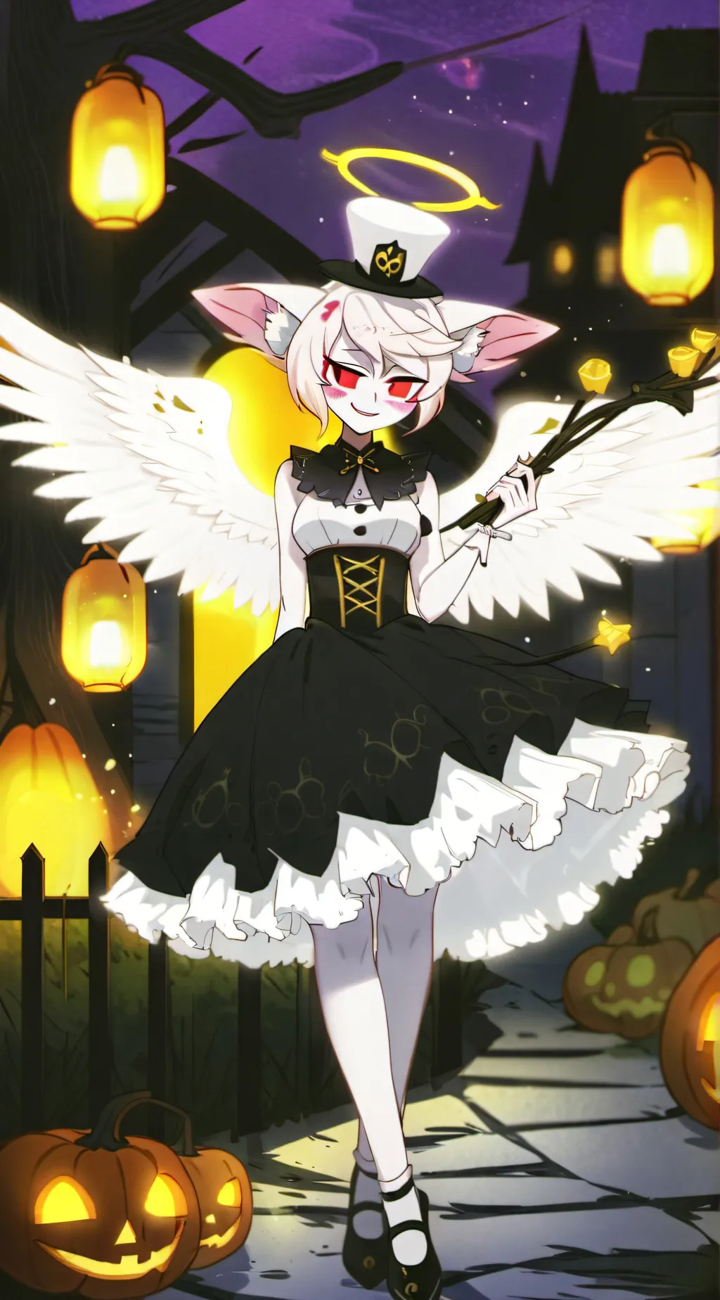 ai character: angel dust background