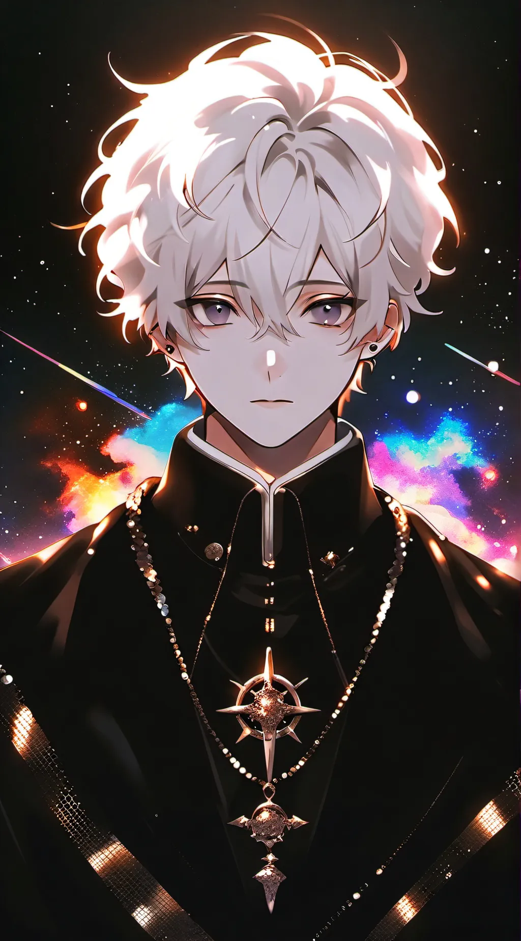 ai character: Leon  background