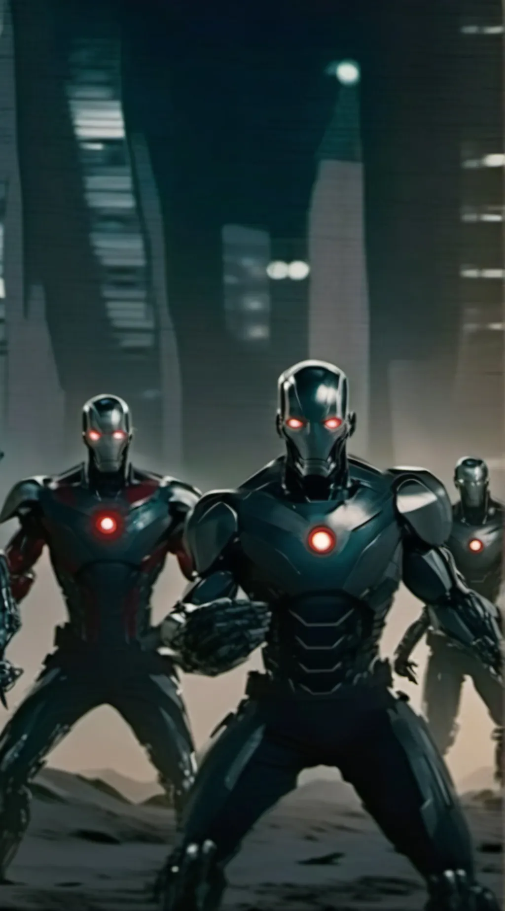 ai character: Ultron bots background