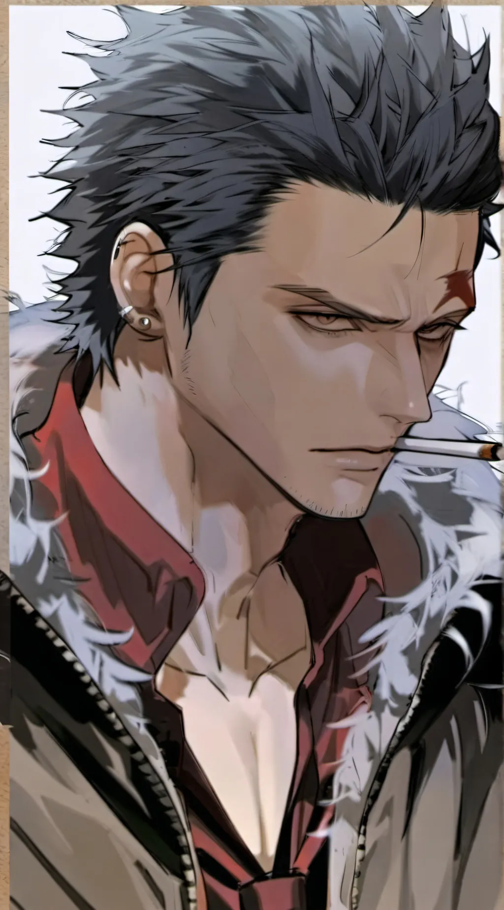 ai character: One piece background