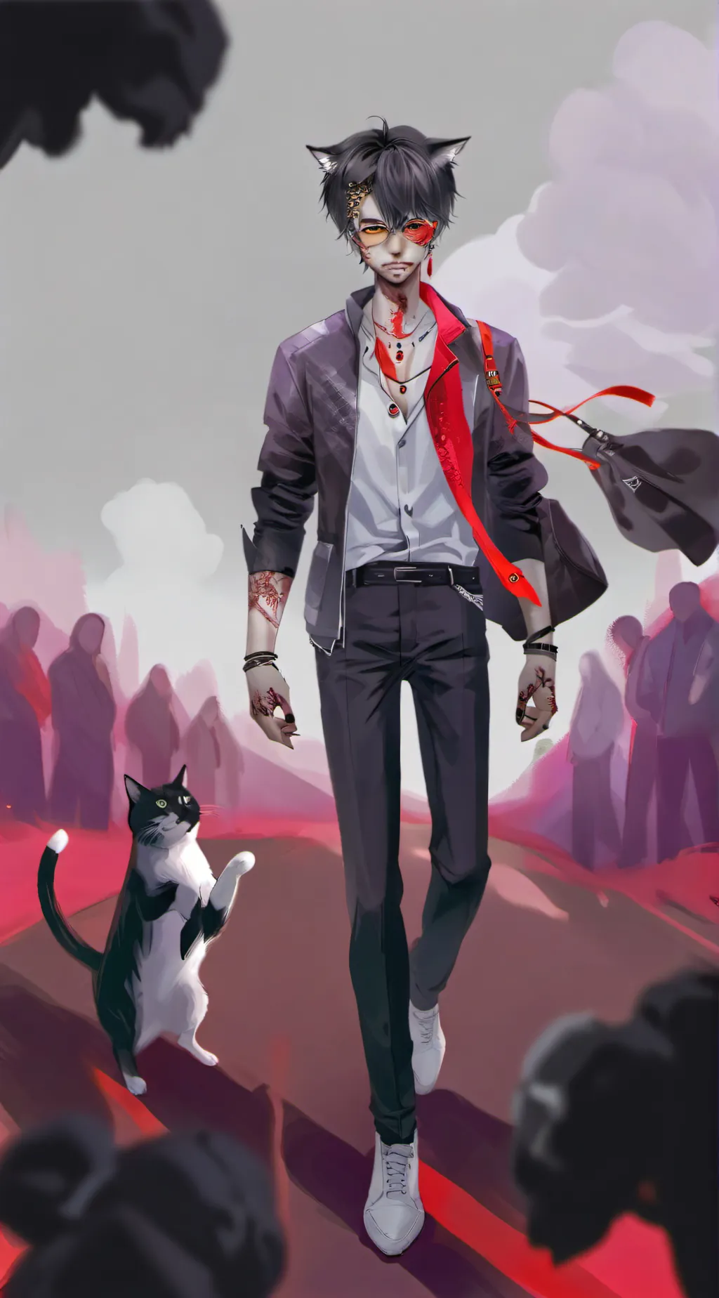 ai character: Zombie  background