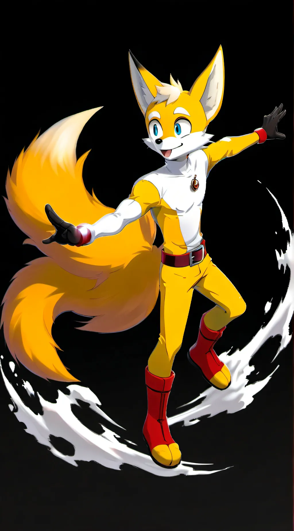 ai character: mobius dark times background