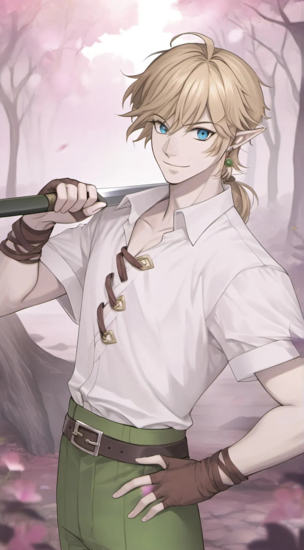 ai character: Link  background
