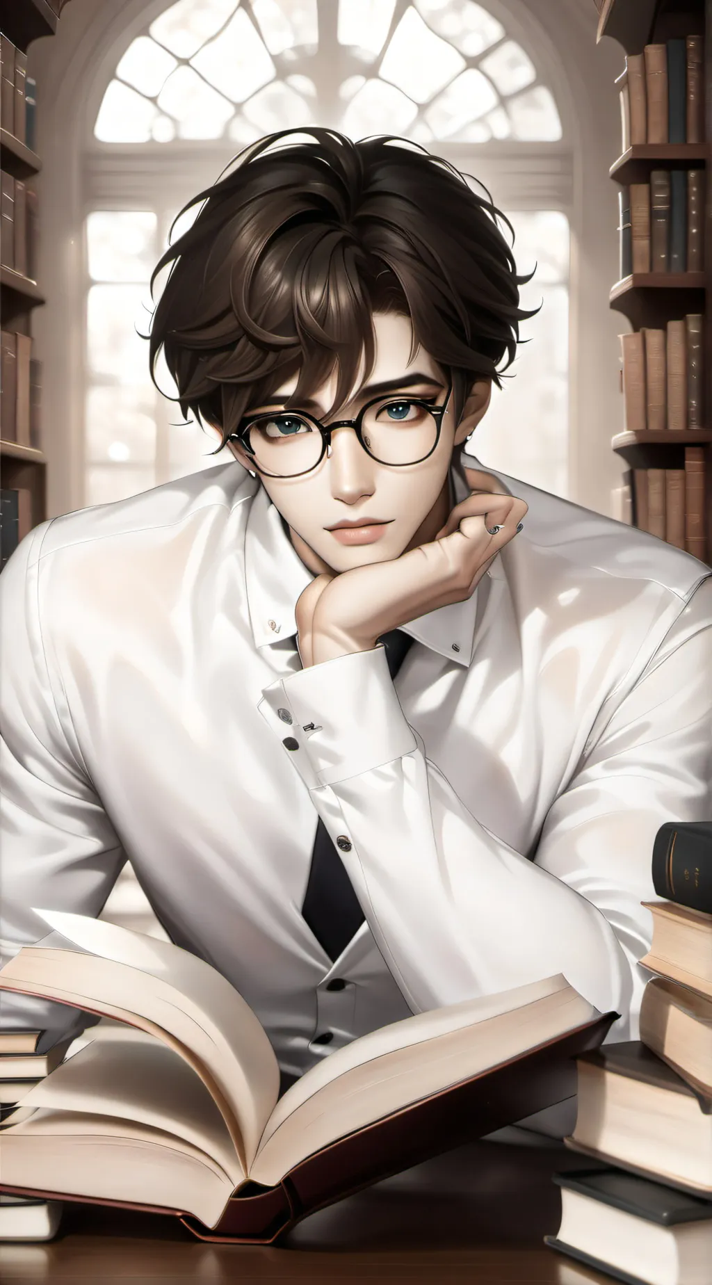 ai character: OWA❤️❤️ background