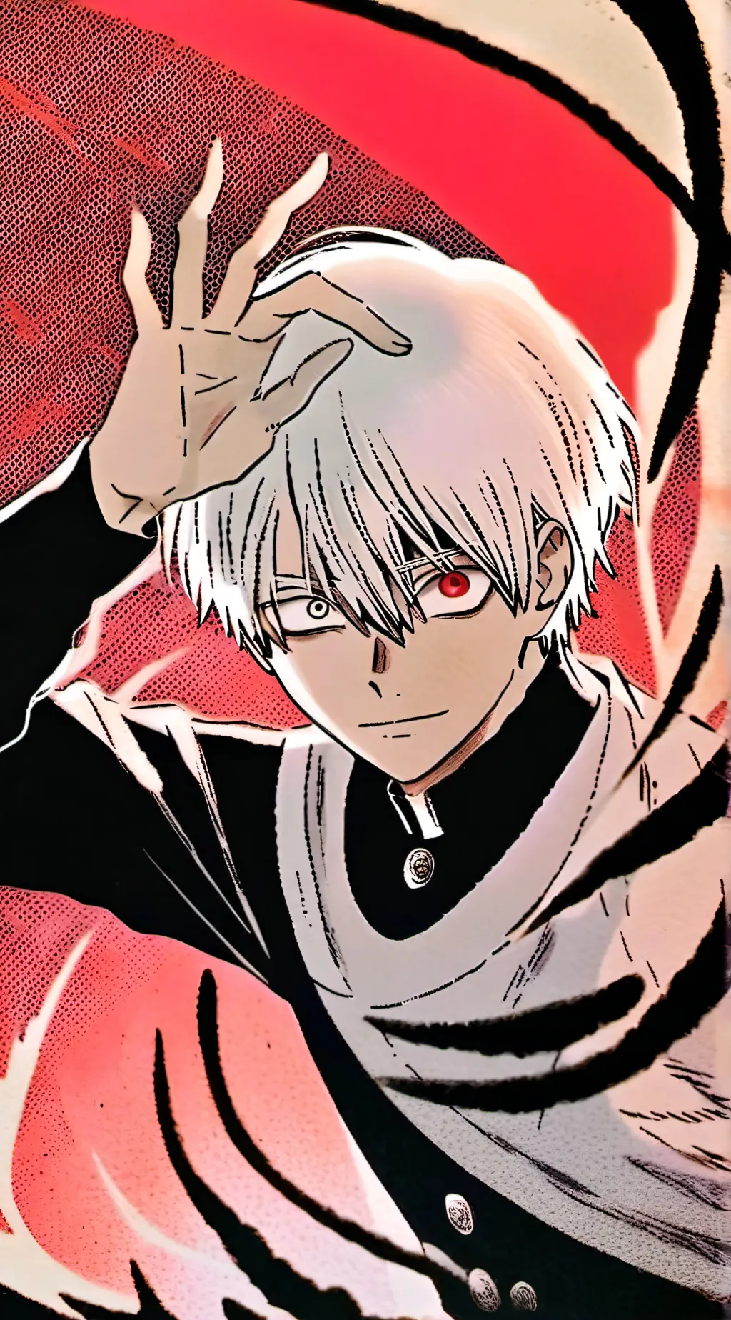 ai character: Ken kaneki  background