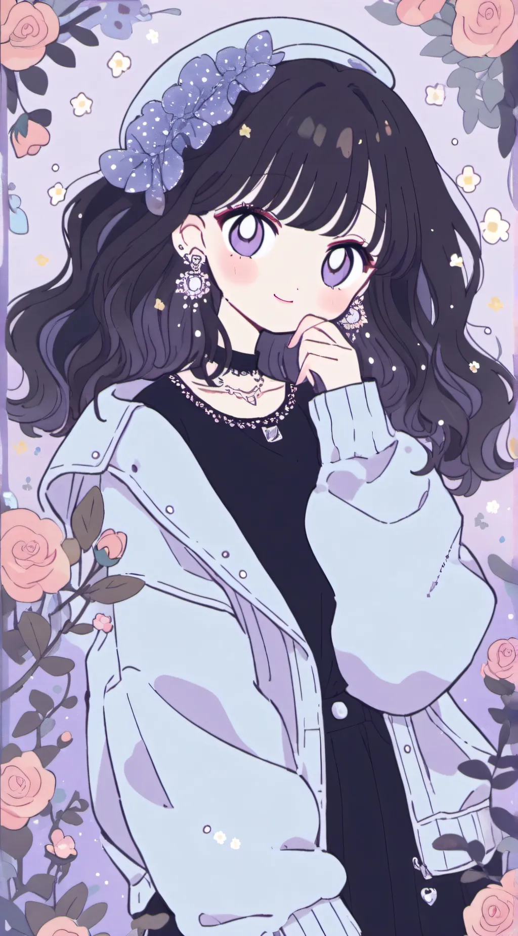 ai character: Luna  background
