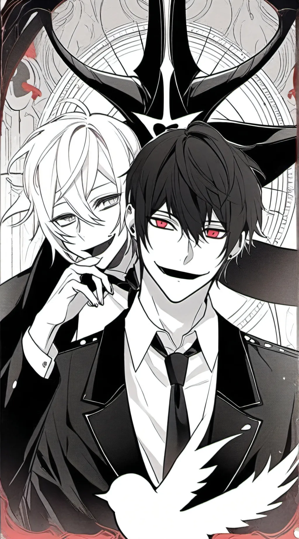 ai character: Alastor radioApple background