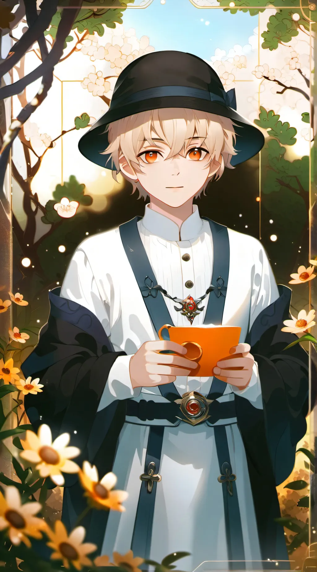 ai character: zenitzu background