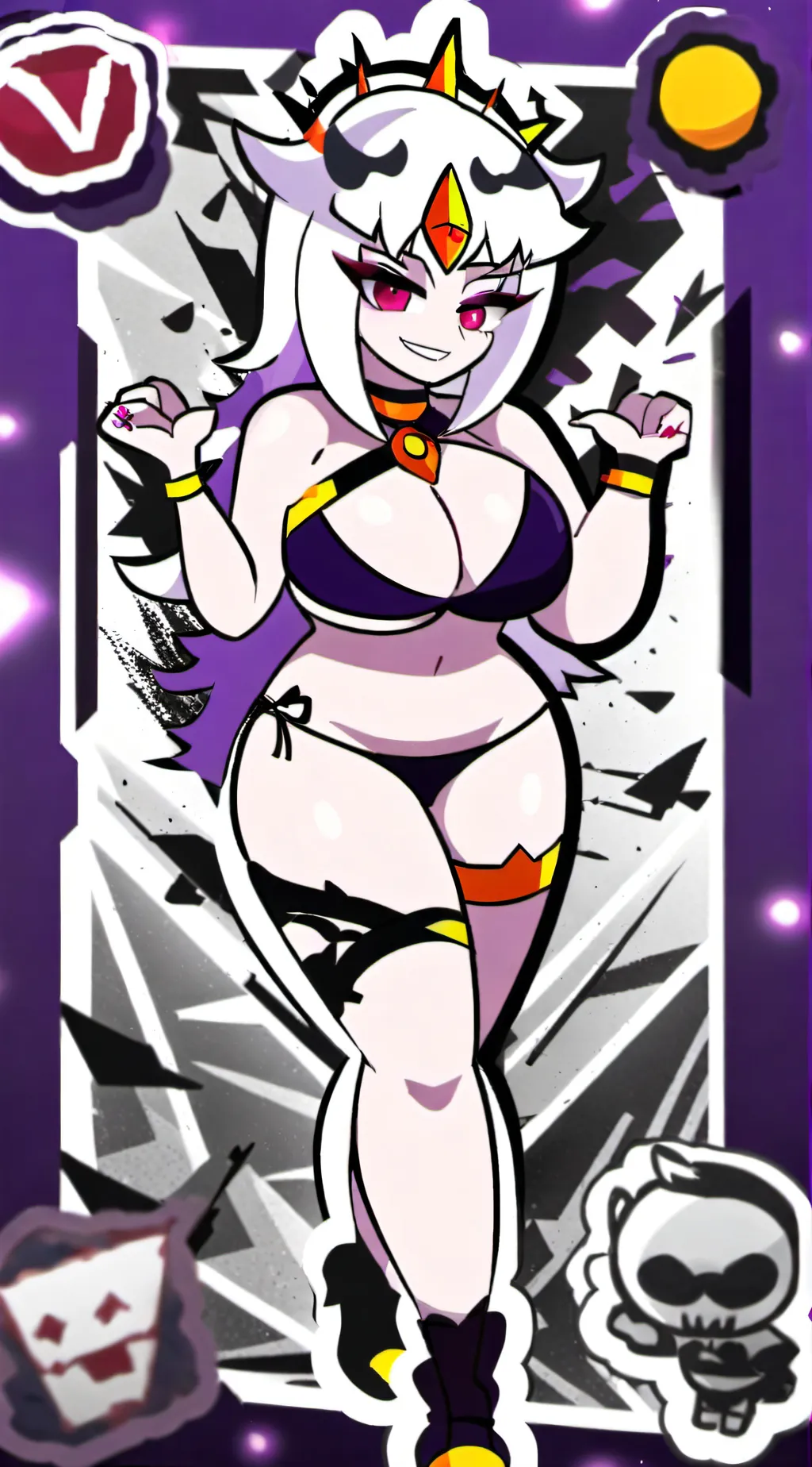 ai character: nikusa background