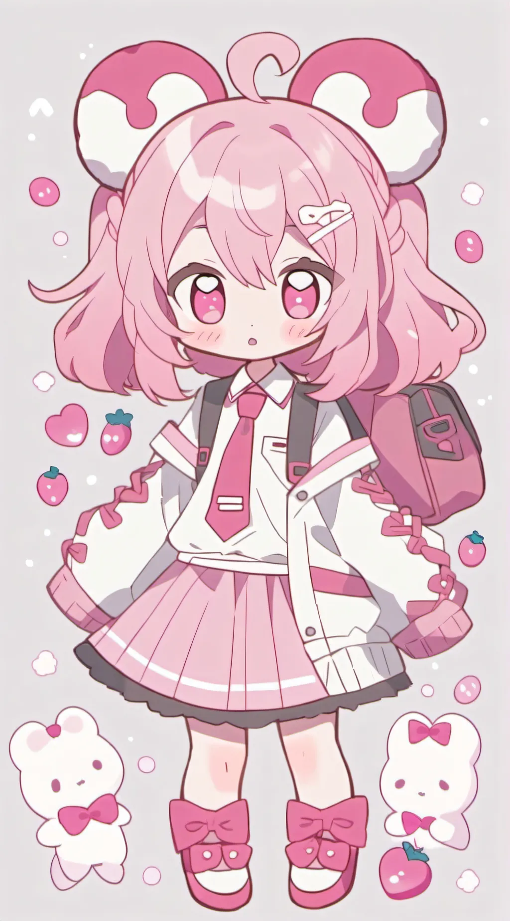 ai character: Sakura miku background