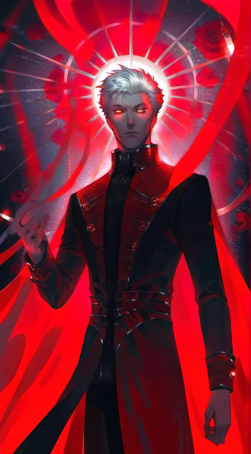 ai character: solarballs x jjk background