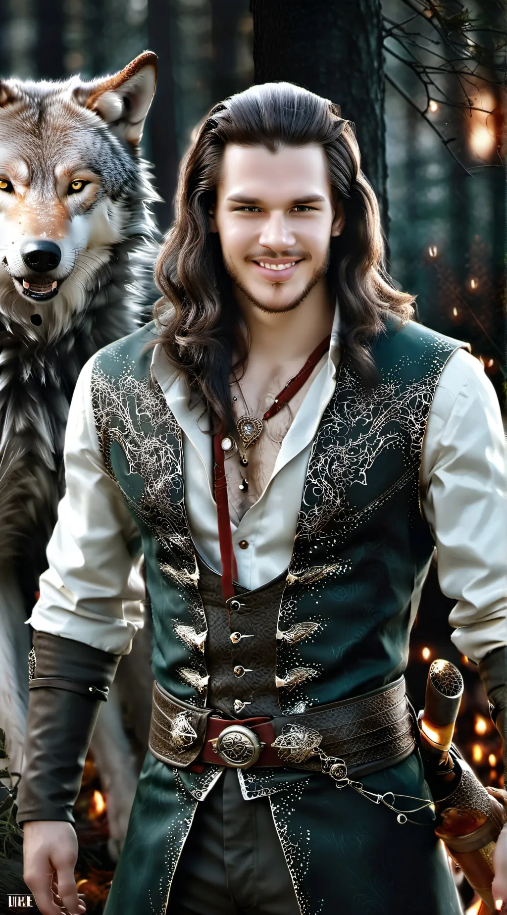 ai character: Jacob black background