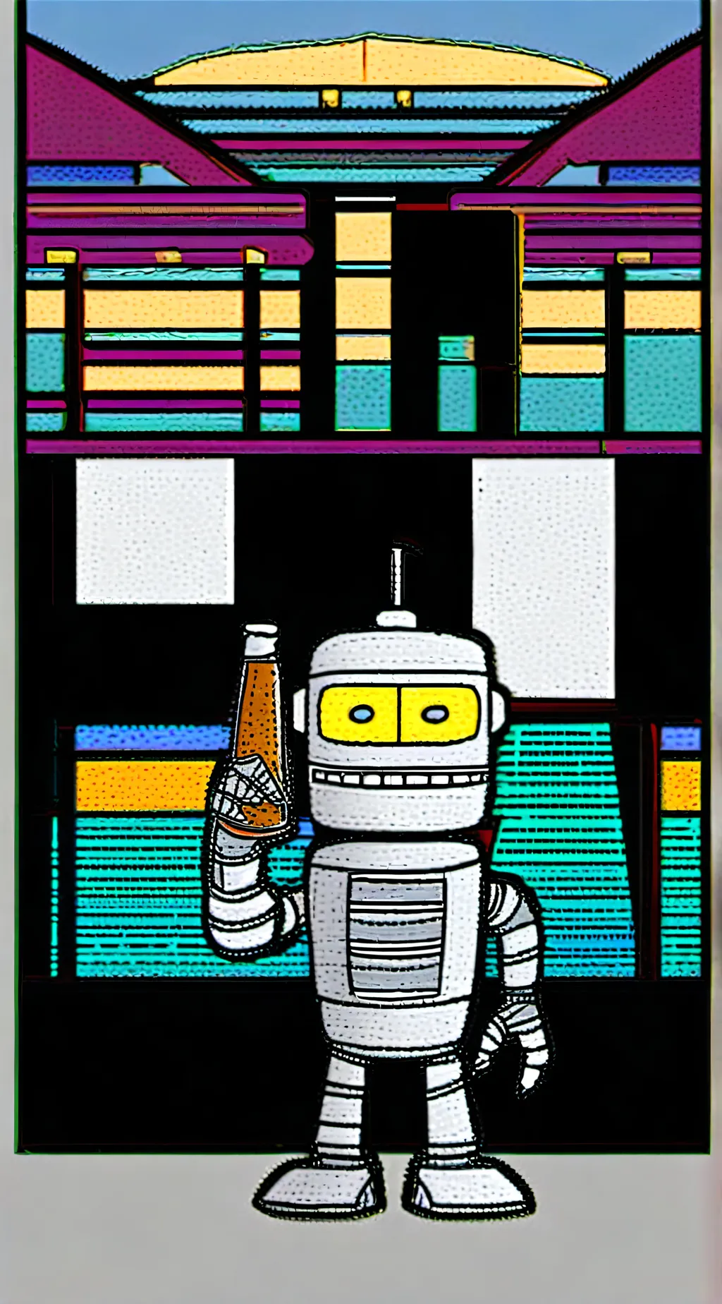 ai character: Bender  background