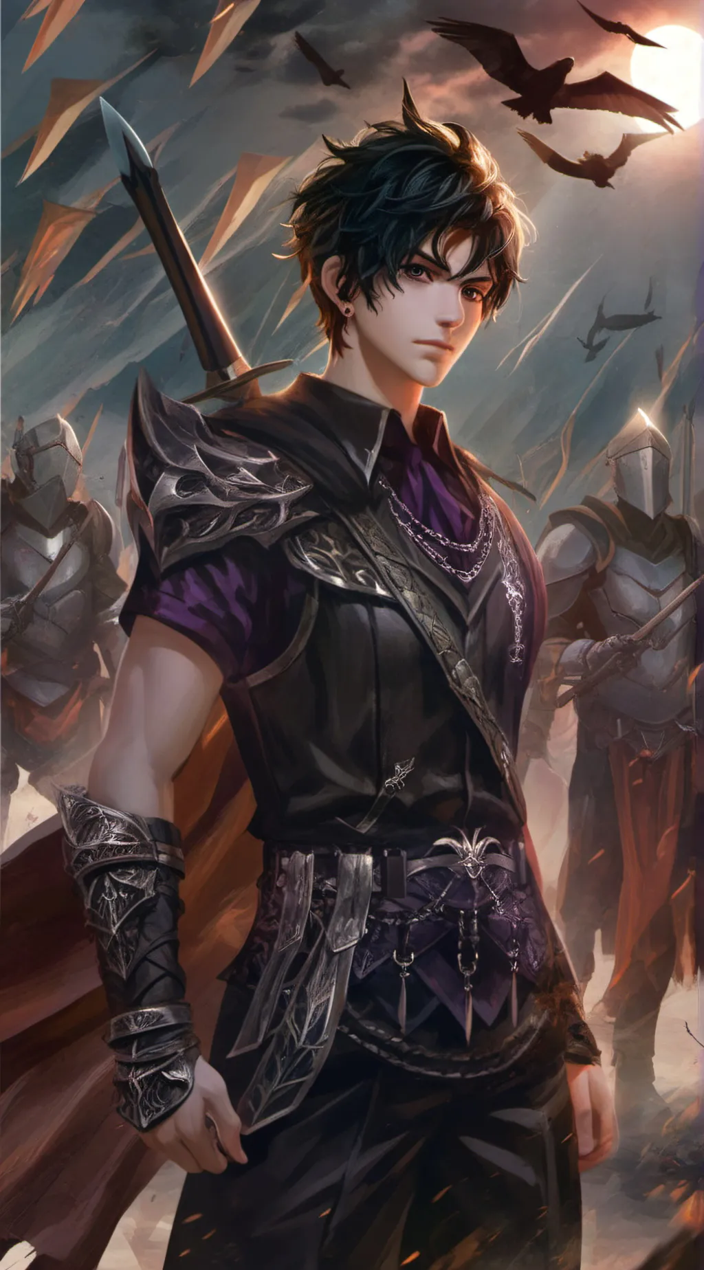 ai character: Moray Acqua OC CHB background