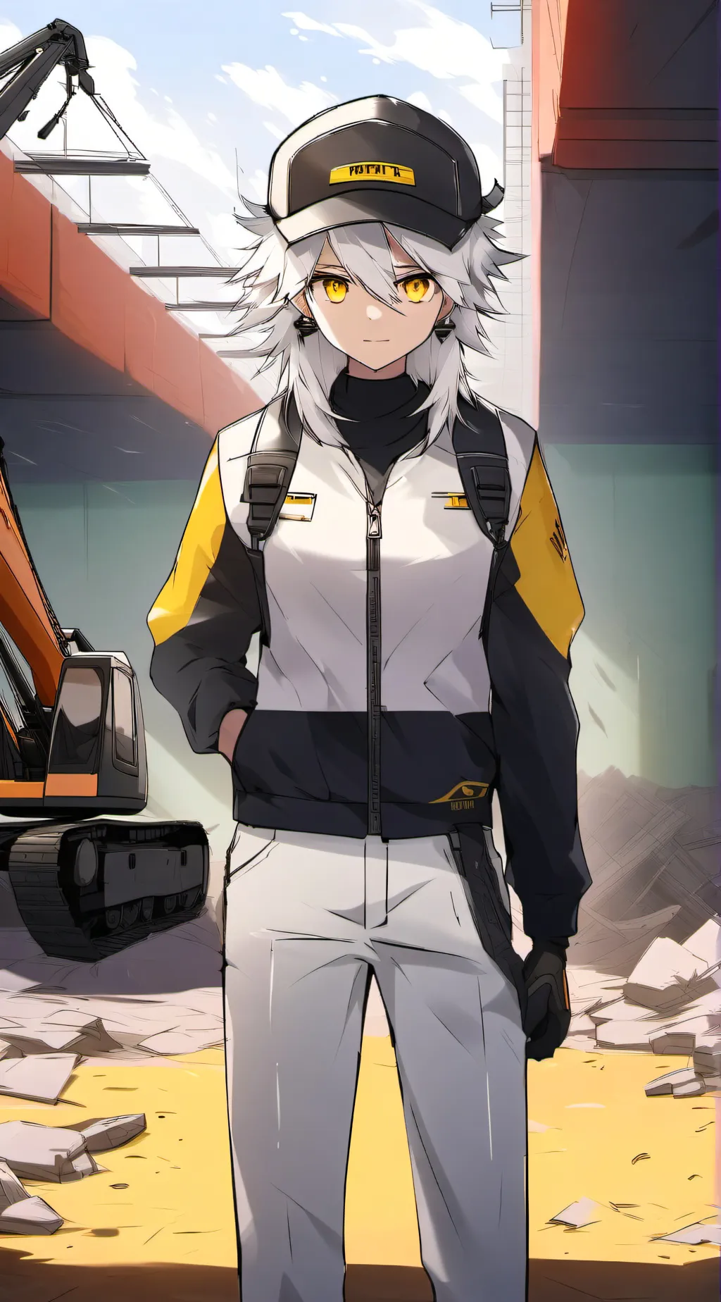 ai character: khan doorman background