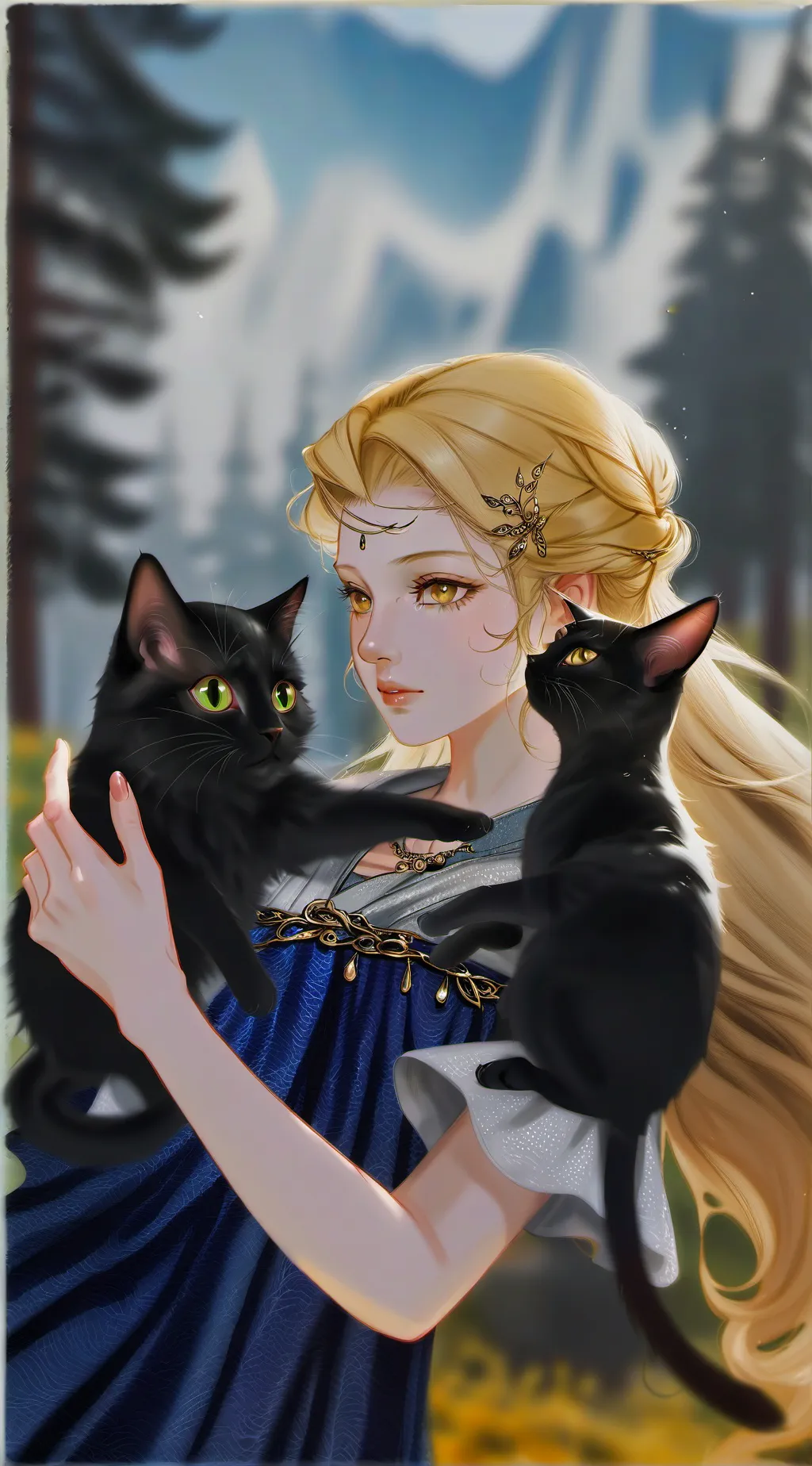 ai character: Daniella Plague background