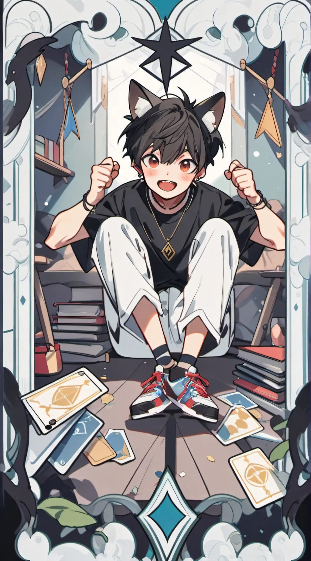 ai character: Kai background