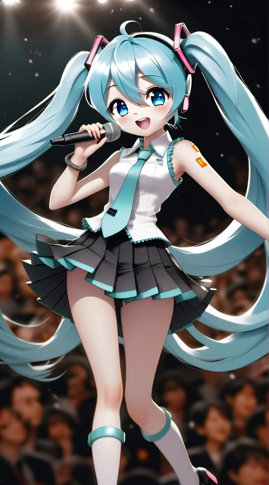 ai character: Hatsune Miku background