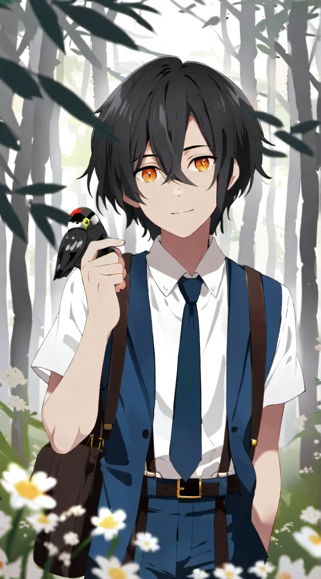 ai character: Leon background
