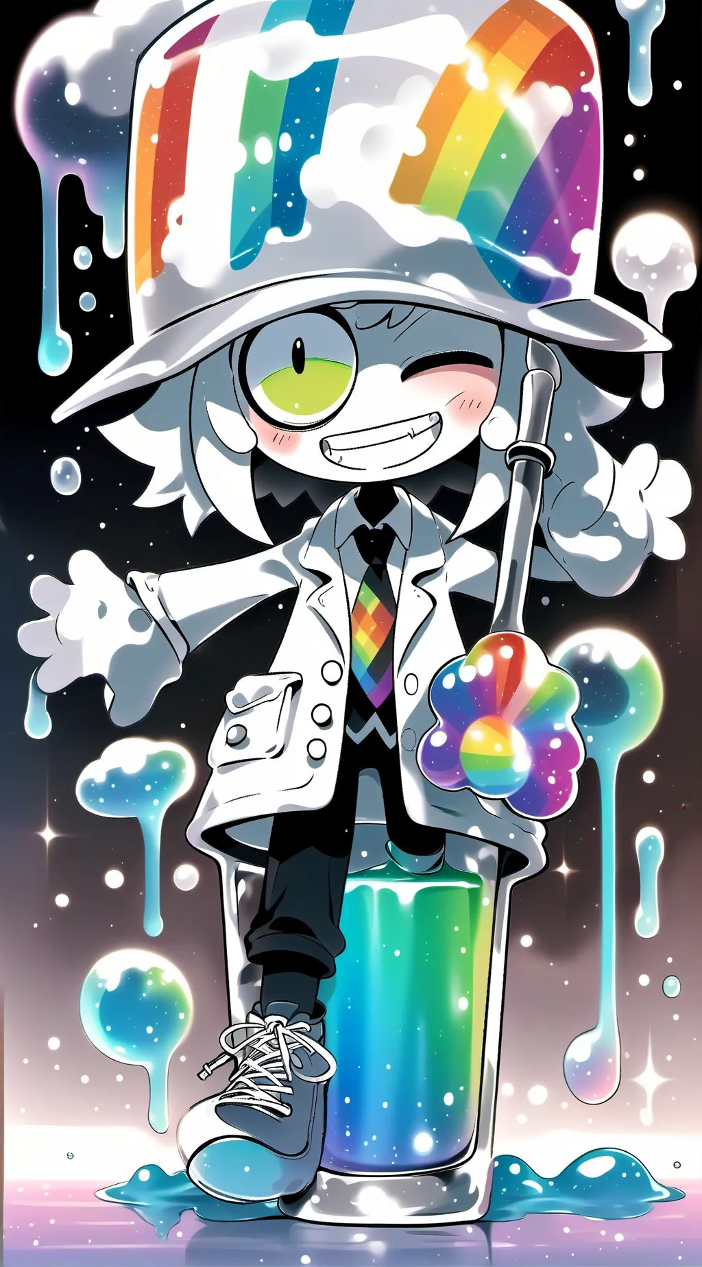 ai character: Dandy background