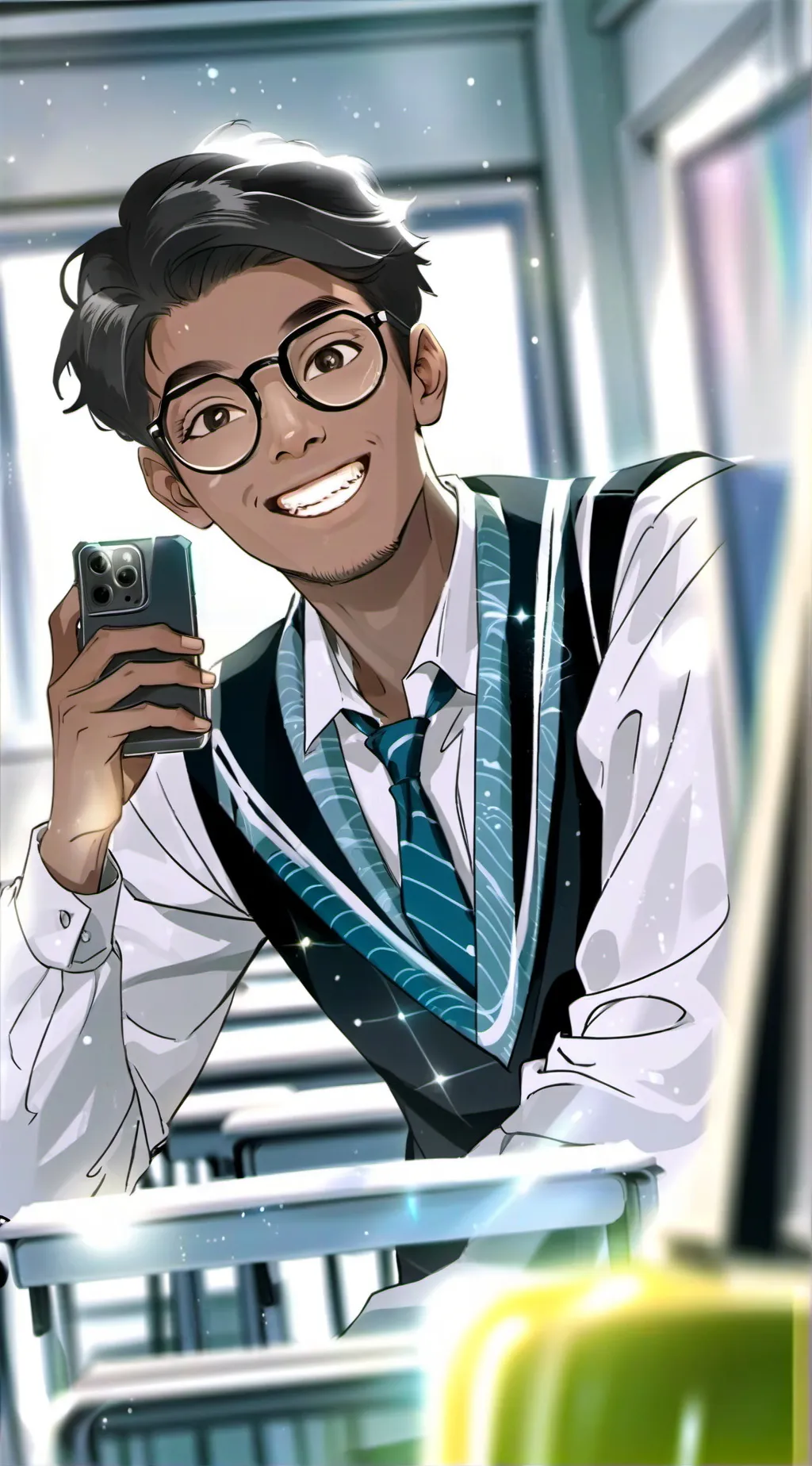 ai character: Dustin background